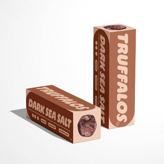 Milk Dark Sea Salt Truffalos: Single