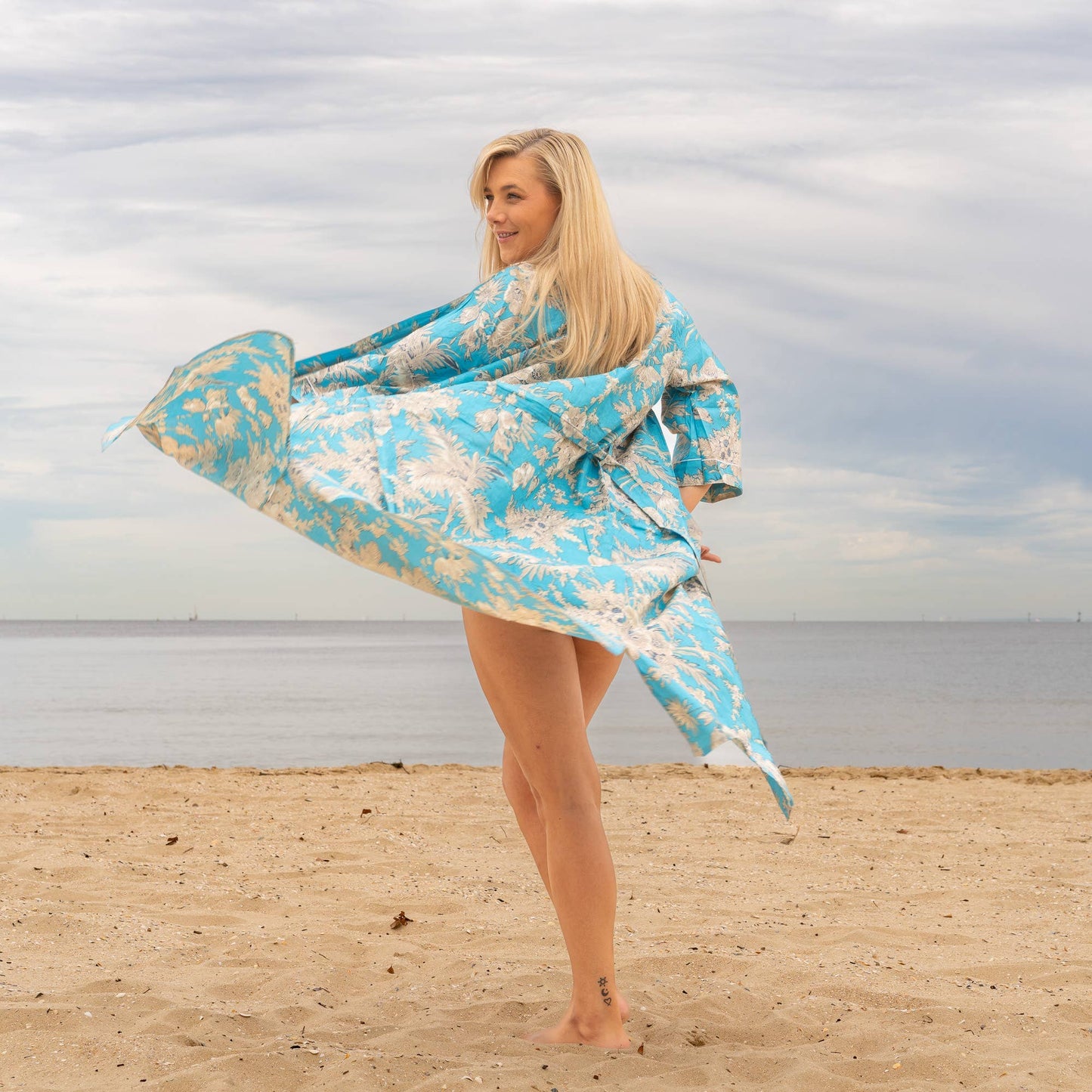 Avya' Women's Cotton Kimono Robe